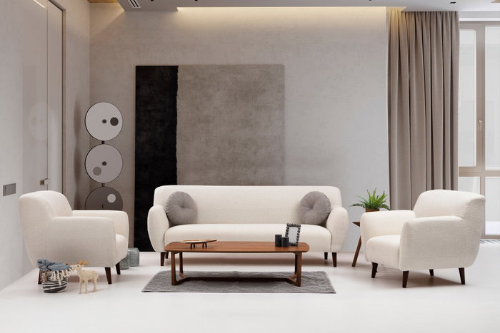 Atelier Del Sofa Enna - Sillón orejero Beige Atelier Del Sofa Enna - Sillón orejero Beige